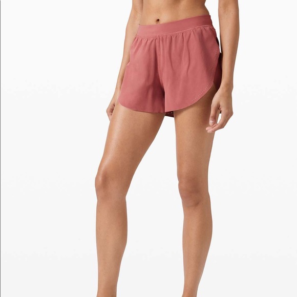 lululemon athletica Pants - Lululemon Find Your Pace Short Cherry Tint